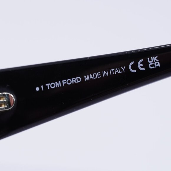 Tom Ford FT5951-B 001 Eyeglasses Black 54mm Square Frame, Blue Light Block - Picture 9 of 9